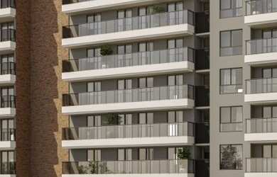 Imagem: O apartamento possui 2 Dormitórios, 1 Suíte, 2 Banheiros