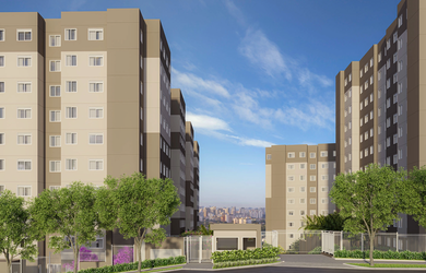 Imagem: O apartamento possui 2 Dormitórios, 1 Banheiro e 32m² de Área