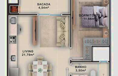 Imagem 13: Otelo Residence - Fase 1 - Otelo Residence - Fase 1