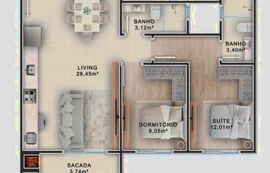 Imagem 16: Otelo Residence - Fase 1 - Otelo Residence - Fase 1