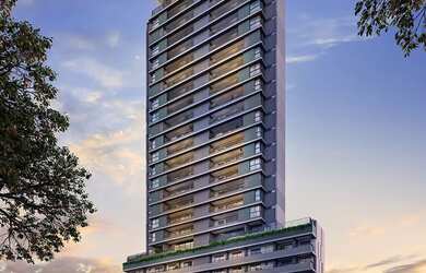 Imagem: O studio possui 1 Dormitório, 1 Banheiro, 24m² de Área Privada