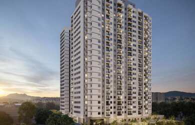 Imagem: O apartamento possui 2 Dormitórios, 1 Suíte, 2 Banheiros e