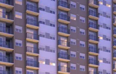 Imagem: O apartamento possui 2 Dormitórios, 1 Banheiro, 37m² de Área