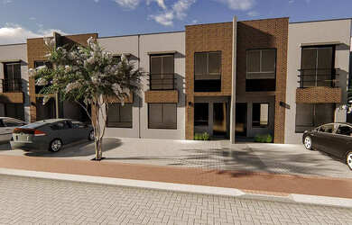 Imagem: A casa em condomínio possui 3 Dormitórios, 1 Suíte, 4 Banheiros