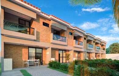 Imagem: A casa em condomínio possui 3 Dormitórios, 2 Suítes, 3 Banheiros