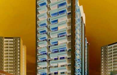 Imagem: O apartamento possui 1 Dormitório, 1 Banheiro, 28m² de Área