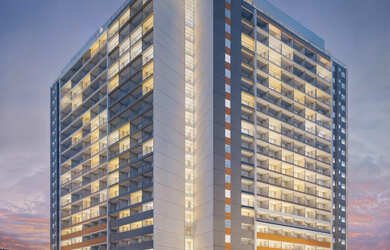 Imagem: O studio à venda possui 1 Dormitório, 1 Banheiro e 25m² de