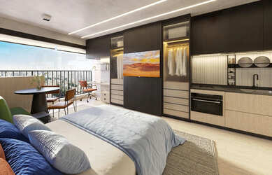 Imagem 4: Studio à venda em São Paulo, Vila Mariana, com 1 quarto, 25,4m²