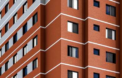 Imagem: O apartamento possui 1 Dormitório, 1 Banheiro, 24m² de Área