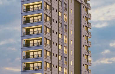 Imagem: O apartamento na cobertura possui 1 Dormitório, 1 Suíte, 2