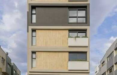 Imagem: O apartamento possui 1 Dormitório, 1 Banheiro, 1 Vaga na garagem