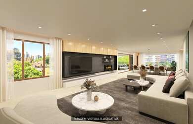 Imagem: O apartamento possui 4 Dormitórios, 4 Suítes, 14 Banheiros