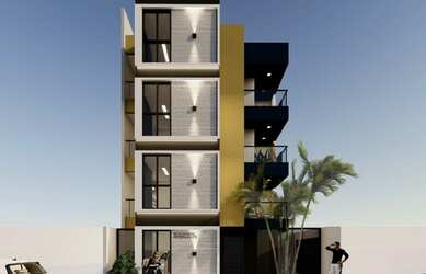 Imagem: O studio possui 1 Dormitório, 1 Banheiro, 30m² de Área e