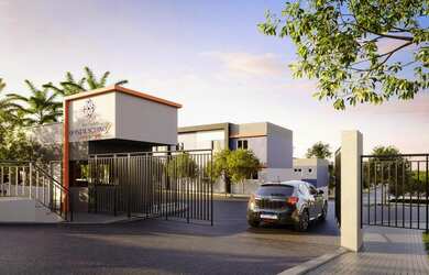 Imagem: A casa possui 2 Dormitórios, 1 Banheiro, 2 Vagas na garagem