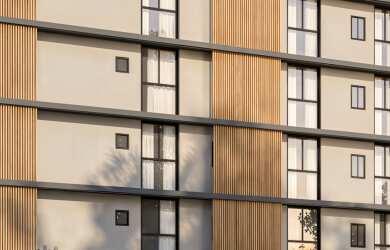 Imagem: O apartamento possui 1 Dormitório, 1 Banheiro, 1 Vaga na garagem