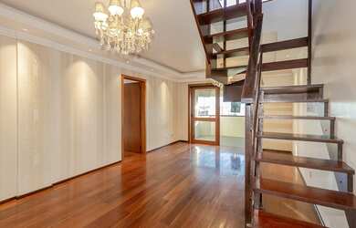 Imagem: O apartamento na cobertura possui 3 Dormitórios, 1 Suíte