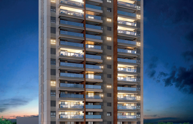 Imagem: O apartamento possui 2 Dormitórios, 1 Suíte, 2 Banheiros