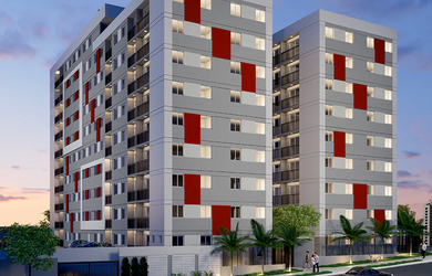 Imagem: O apartamento possui 2 Dormitórios, 1 Banheiro, 36m² de Área