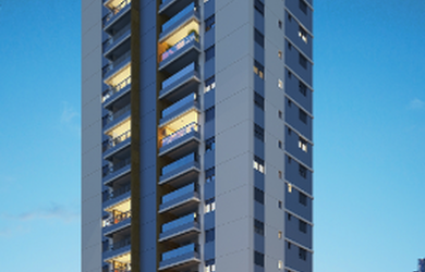 Imagem: O apartamento possui 1 Dormitório, 1 Banheiro, 42m² de Área