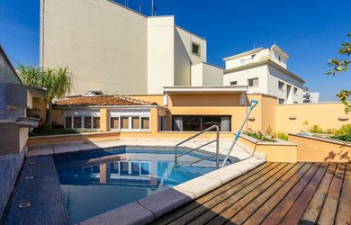 Imagem: O apartamento na cobertura possui 3 Dormitórios, 1 Suíte