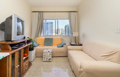 Imagem: O apartamento possui 2 Dormitórios, 2 Banheiros e 54m² de