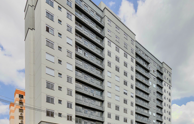 Imagem: O apartamento possui 2 Dormitórios, 1 Suíte, 2 Banheiros