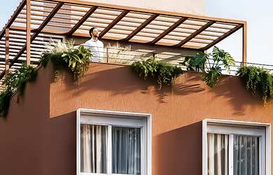 Imagem: A casa em condomínio possui 3 Dormitórios, 1 Suíte, 3 Banheiros