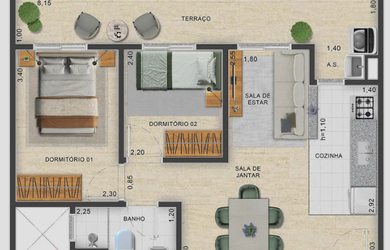 Imagem 13: APARTAMENTO RESIDENCIAL em Taboão da Serra - SP, Parque Assunção