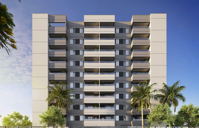 Imagem: O apartamento possui 2 Dormitórios, 1 Banheiro e 41m² de Área