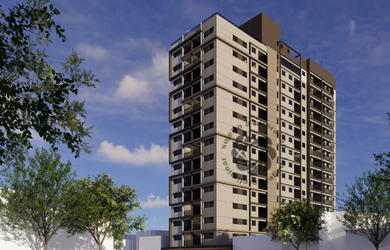 Imagem: O apartamento possui 2 Dormitórios, 1 Suíte, 2 Banheiros e