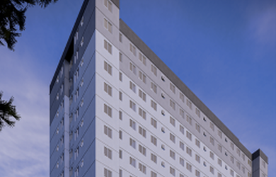 Imagem: O apartamento possui 2 Dormitórios, 1 Banheiro e está localizado