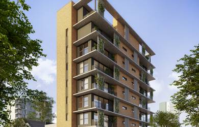 Imagem: O apartamento na cobertura possui 3 Dormitórios, 3 Suítes