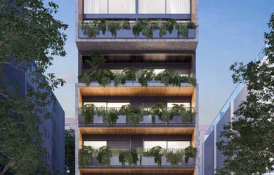 Imagem: O apartamento na cobertura possui 3 Dormitórios, 3 Suítes