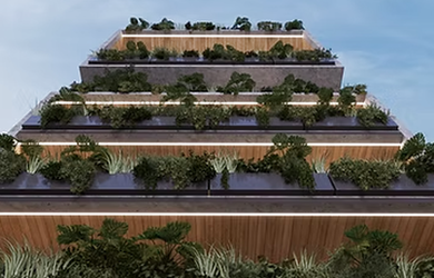 Imagem: O apartamento na cobertura possui 3 Dormitórios, 3 Suítes