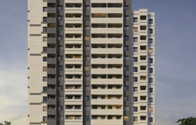 Imagem: O apartamento possui 1 Dormitório, 1 Suíte, 1 Banheiro, 28m²