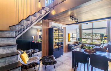 Imagem: O apartamento na cobertura possui 2 Dormitórios, 2 Suítes