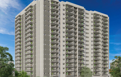 Imagem: O apartamento possui 2 Dormitórios, 1 Suíte, 2 Banheiros