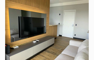 Imagem: O apartamento possui 2 Dormitórios, 1 Suíte, 2 Banheiros