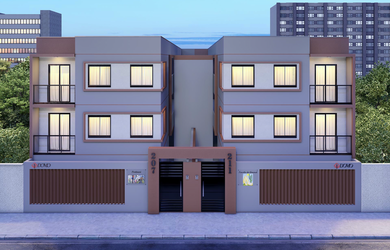 Imagem: O apartamento possui 2 Dormitórios, 1 Banheiro, 36m² de Área