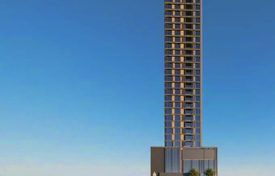 Imagem: O apartamento possui 1 Dormitório, 1 Banheiro, 1 Vaga na garagem