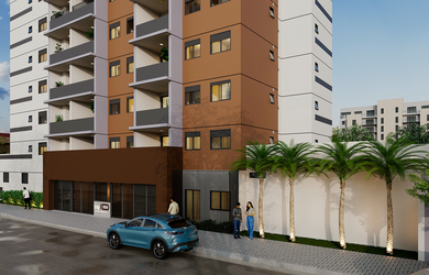 Imagem 3: 1 dormitório, 1 suítes, 1 banheiros, 44M² de Área Construída