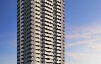 Imagem: O apartamento possui 1 Dormitório, 1 Banheiro e 41m² de Área