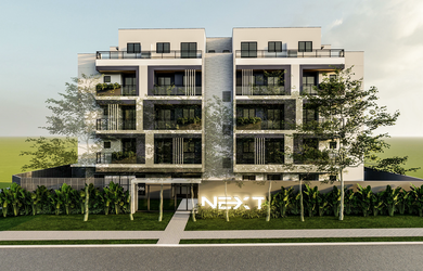 Imagem: O apartamento possui 2 Dormitórios, 1 Banheiro, 1 Vaga na garagem