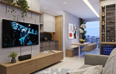 Imagem 6: Apartamento Garden à venda em Vila Velha, Praia de Itaparica, com 2 quartos, 107,59m²