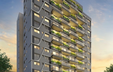 Imagem: O apartamento na cobertura possui 3 Dormitórios, 3 Suítes