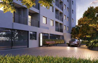 Imagem: O apartamento possui 2 Dormitórios, 1 Banheiro, 35m² de Área