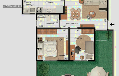 Imagem 15: APARTAMENTO RESIDENCIAL em Rio de Janeiro - RJ, Campo Grande