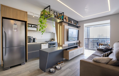 Imagem: O apartamento possui 2 Dormitórios, 1 Banheiro, 47m² de Área