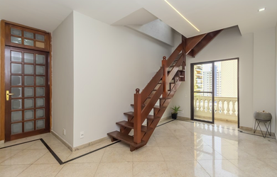 Imagem: O apartamento na cobertura possui 3 Dormitórios, 1 Suíte