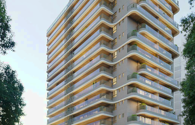 Imagem: O apartamento possui 4 Dormitórios, 4 Suítes, 6 Banheiros